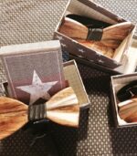 پاپیون رنگ چوبی - تصویر 4